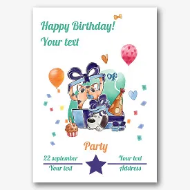 Children's Animator poster Template