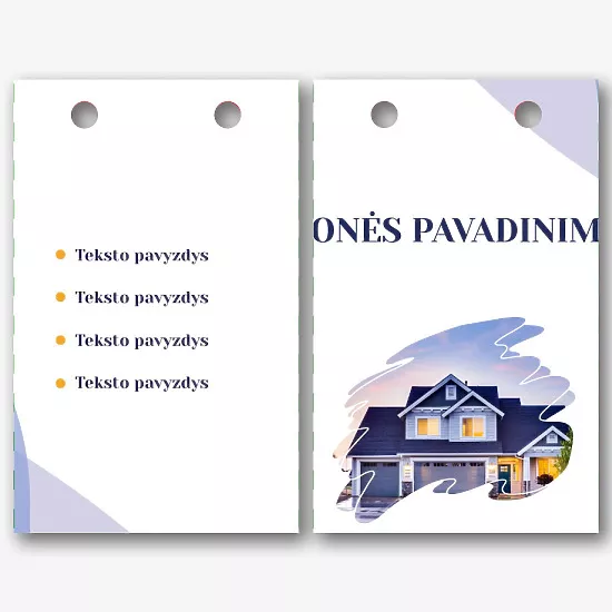 Kūrėjo popieriaus Paketo Šablonas