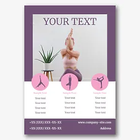 Yoga School Poster Template
