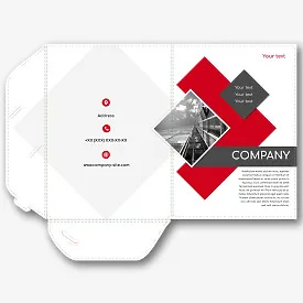 Realtor's Paper Folder Template