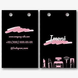 Kosmetikos parduotuvės pakuotės šablonas