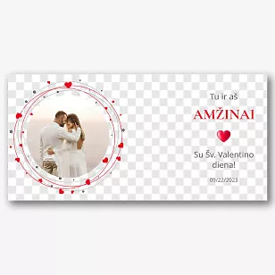 Valentino dienos puodelio Šablonas