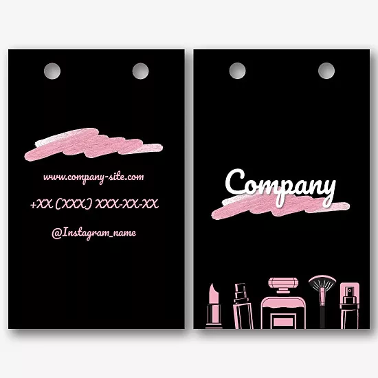 Cosmetics store package template