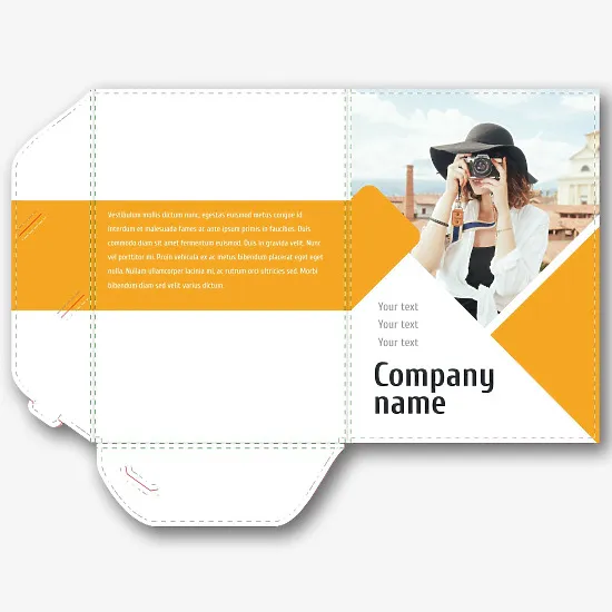 Travel Agency Paper Folder Template