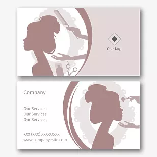Beauty Studio Business Card Template