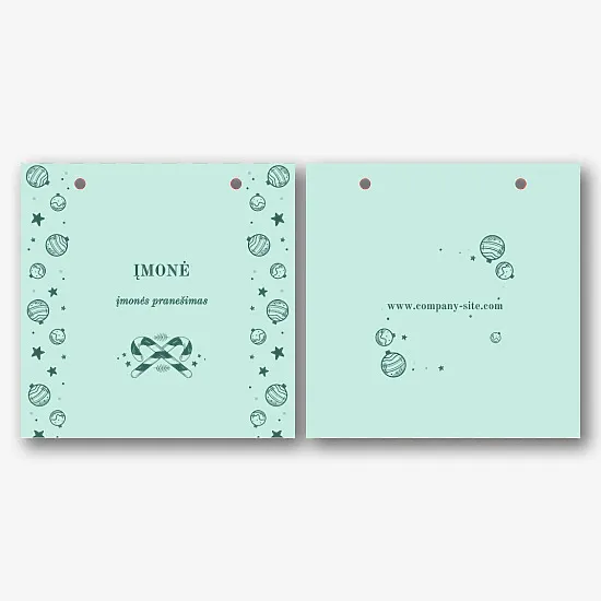 Naujųjų metų Paketo šablonas įmonėms