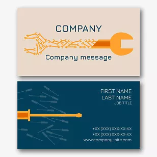 A business card template for a locksmith repairman