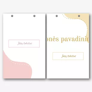 Abstraktus ekologinio Paketo šablonas