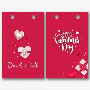 Popierinio maišelio šablonas vasario 14 d