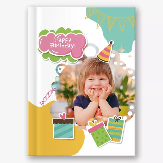 Birthday Photo Book Template