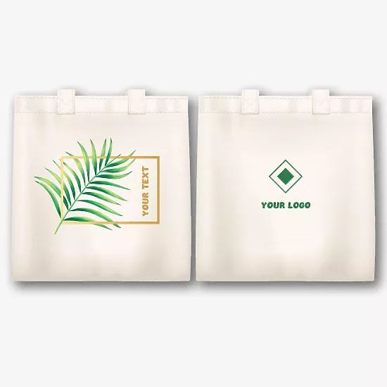 Eco-bag template with logo