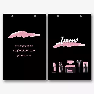 Kosmetikos parduotuvės pakuotės šablonas