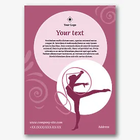 Rhythmic Gymnastics Poster Template