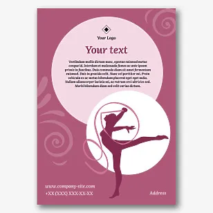 Rhythmic Gymnastics Poster Template