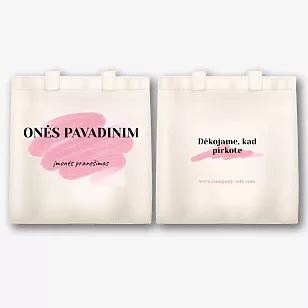 Audinio maišelio modelis su abstrakcija