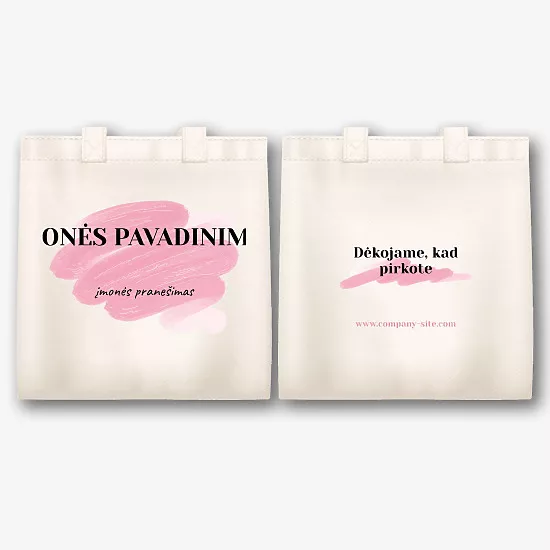 Audinio maišelio modelis su abstrakcija