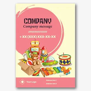 Toy Store Poster Template