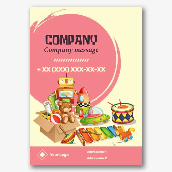 Toy Store Poster Template