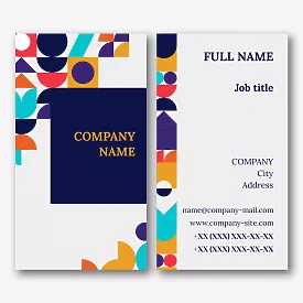 Stylish business card template