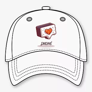 Beisbolo kepuraitės raštas su spauda