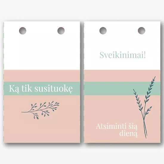 Vestuvių popieriaus maišelio šablonas