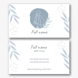 Tailor-stylist business card template