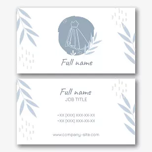 Tailor-stylist business card template
