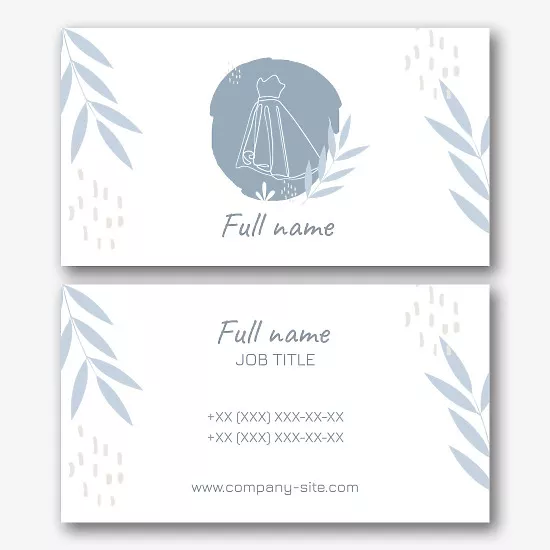 Tailor-stylist business card template