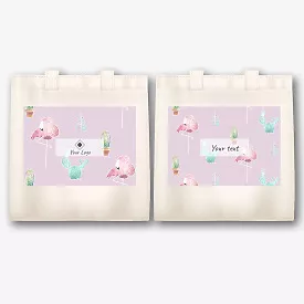 Eco-bag template with logo