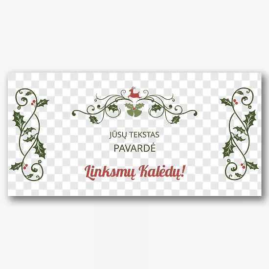 Kalėdinis raštas spausdinimui ant puodelių