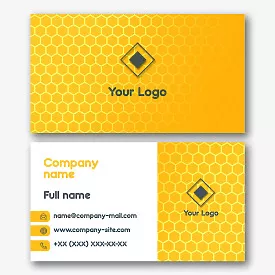 Beekeeper's business card template