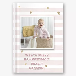 Szablon fotoksiążki pierwszego roku