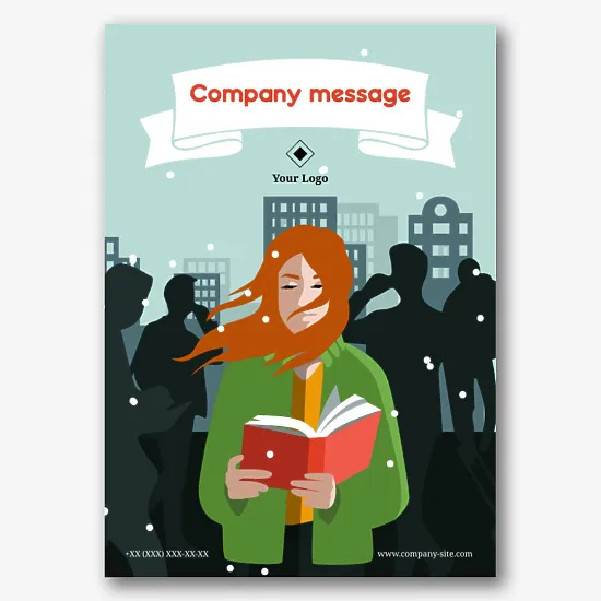 Book Club Poster Template