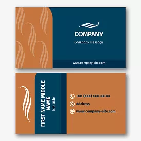 Universal business card template