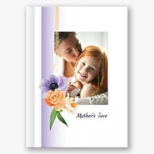 Photo book template for mom