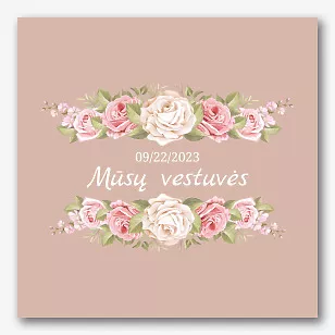 Vestuvių Reklamjuostės Šablonas