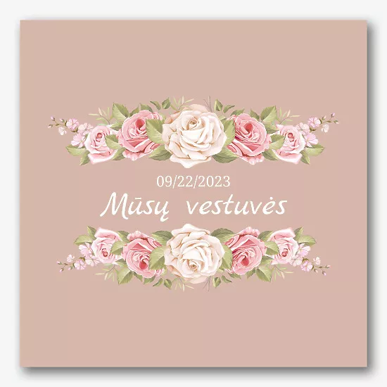 Vestuvių Reklamjuostės Šablonas