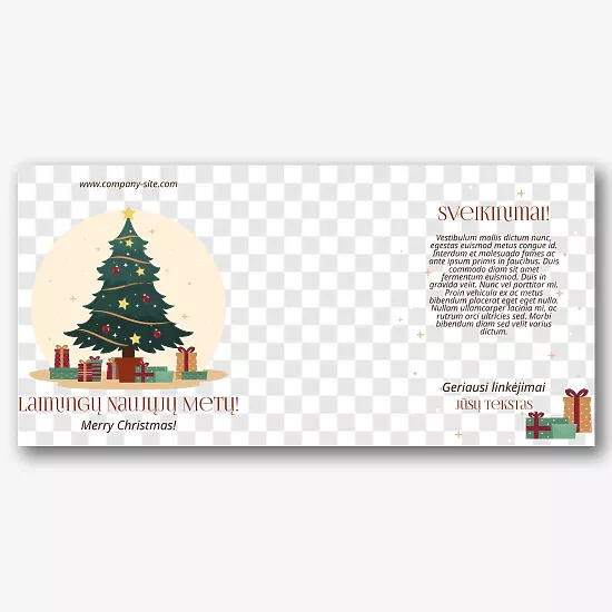 Naujųjų metų šablonas spausdinimui ant puodelių