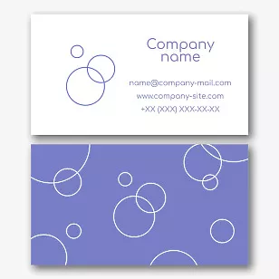 Laundry Business Card Template