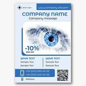 Ophthalmology Clinic poster Template