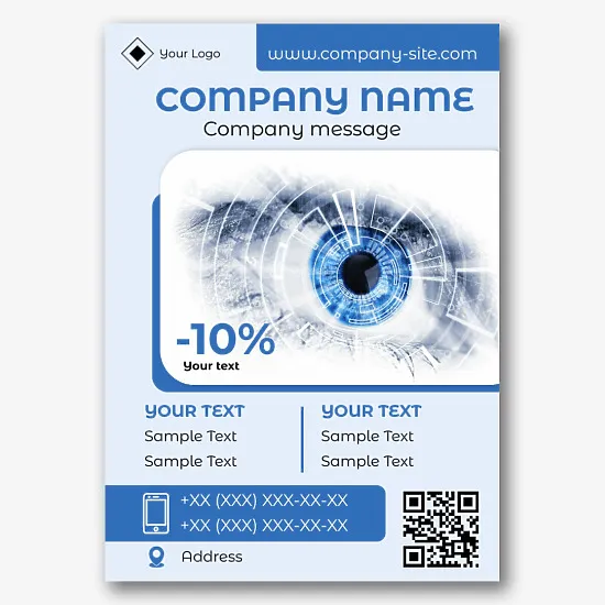 Ophthalmology Clinic poster Template