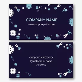 Sewing Factory business card template
