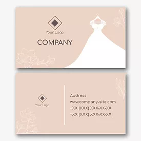 Wedding Salon business card template