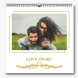 Love story Calendar Template