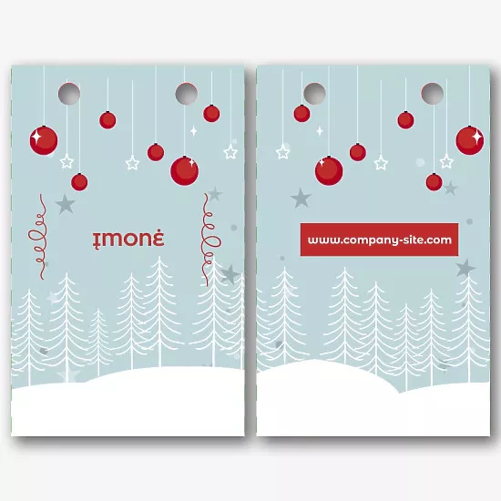 Kalėdinių Dovanų Paketo Šablonas