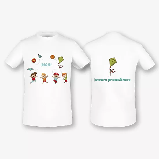 Marškinėlių šablonas darželiui