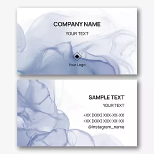Abstract business card template