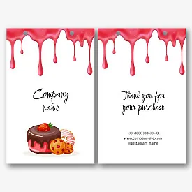 Confectionery Paper Bag Template