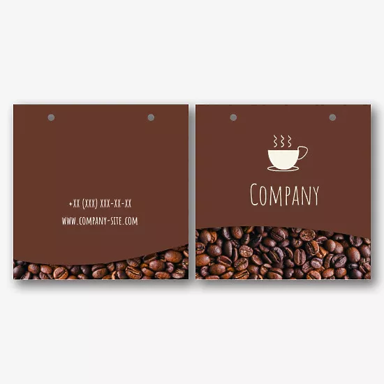 Coffee Shop Paper bag Template