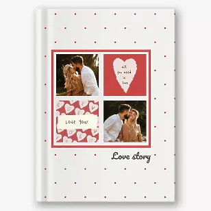 Lovers' photo book template